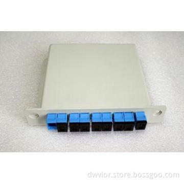 PLC Fiber Optic Splitter SC UPC FC , 2*64 Fiber Optic Split